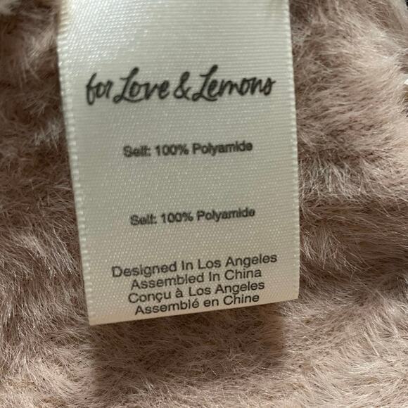 NWT - For Love & Lemons Cupid Sweater Lounge Set - Picture 3 of 5